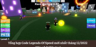 Tổng hợp Code Legends Of Speed mới nhất tháng 12/2022 (Cập nhật liên tục)