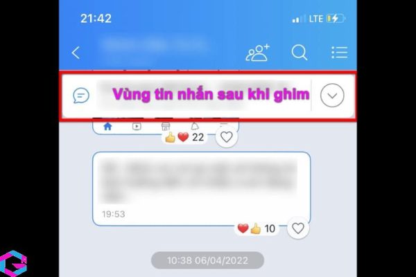 cách ghim tin nhắn trên Zalo