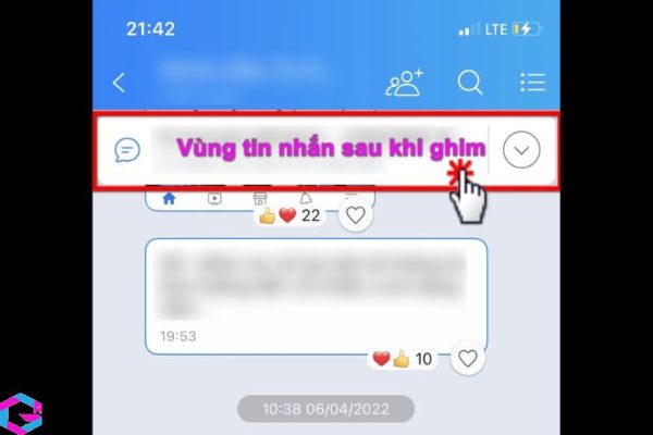 cách ghim tin nhắn trên Zalo