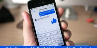 Hướng dẫn xem tin nhắn đầu tiên trên Messenger khi mới tạo Facebook