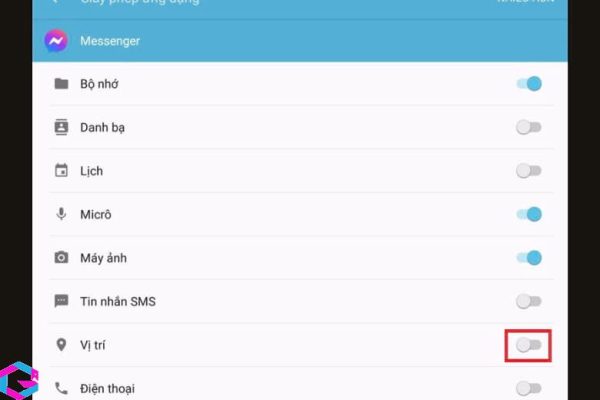 cách chia sẻ vị trí trên Messenger 