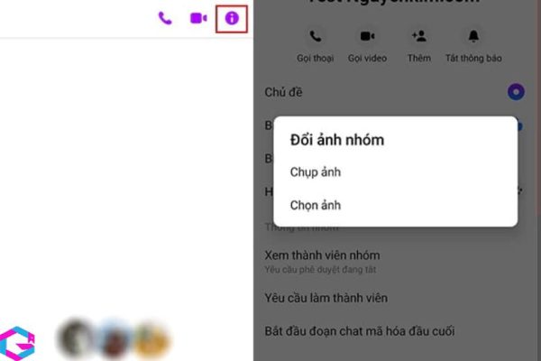 cách tạo nhóm trên Messenger 