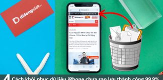 Hướng dẫn 4 Cách khôi phục dữ liệu iPhone chưa sao lưu đơn giản nhất