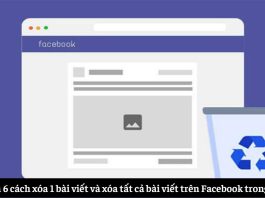 Hướng dẫn 6 cách xóa 1 bài viết và xóa tất cả bài viết trên Facebook trong 1 nốt nhạc