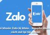 Tài khoản Zalo bị khóa – Nguyên nhân và cách mở lại tài khoản