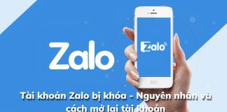 Tài khoản Zalo bị khóa – Nguyên nhân và cách mở lại tài khoản