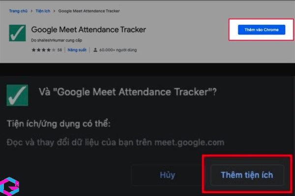 cách điểm danh trên Google Meet