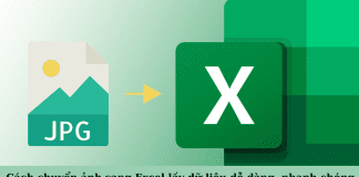 Cách hướng dẫn chuyển ảnh sang Excel Online ai cũng làm được