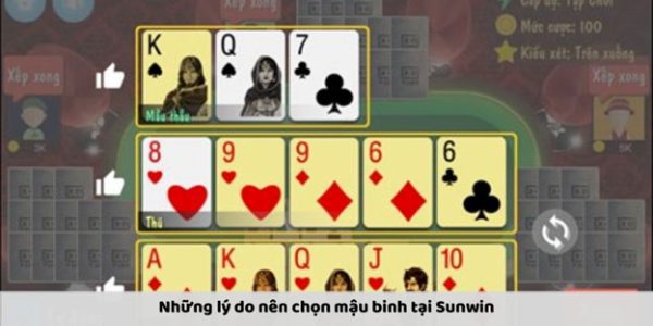 Mậu Binh: Trò Chơi Trí Tuệ Hấp Dẫn Tại Cổng Game Cược Sunwin 3